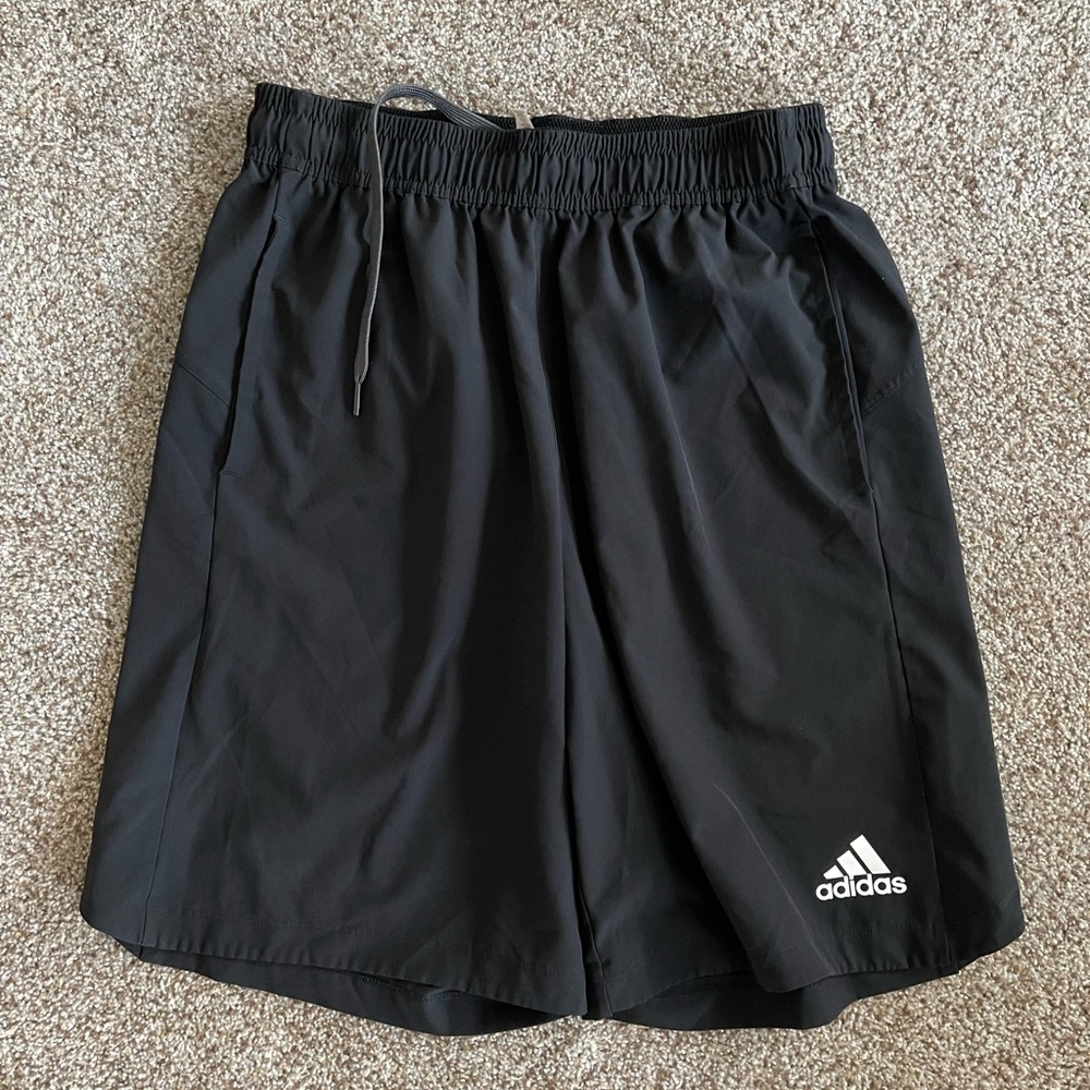 Black Adidas Running Shorts 7” Inseam
